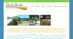 Desktop Screenshot of oarsontheallegheny.com