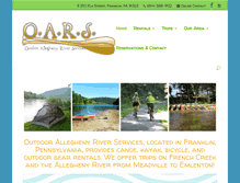 Tablet Screenshot of oarsontheallegheny.com